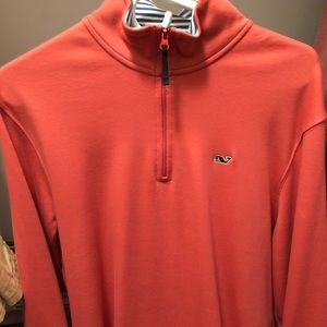 Vineyard Vines Peach Men’s Quarterzip